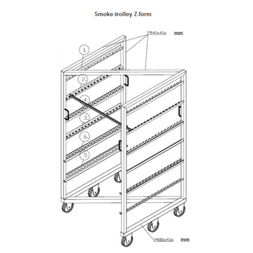 Z-Form Custom Smokehouse Cart Trolley