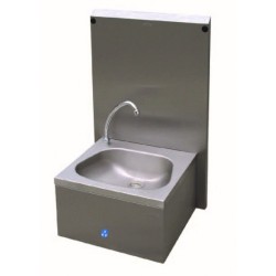 Hand Wash Basin Knee Operated Back Splash and Mixer Tap