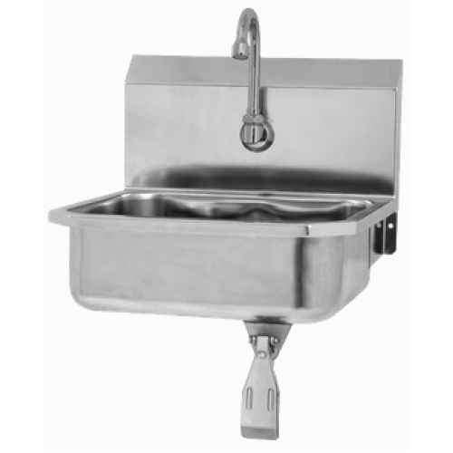 Wall Mount Sink with Single Knee Valve